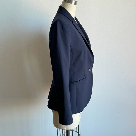 J. CREW Tollegno 1035 Wool Blend BiStretch Navy Blazer - Picture 2 of 7